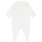  أطفال أفرول قطني باللون الوردي والأبيض  بالشعار للبنات, 3, hi-res