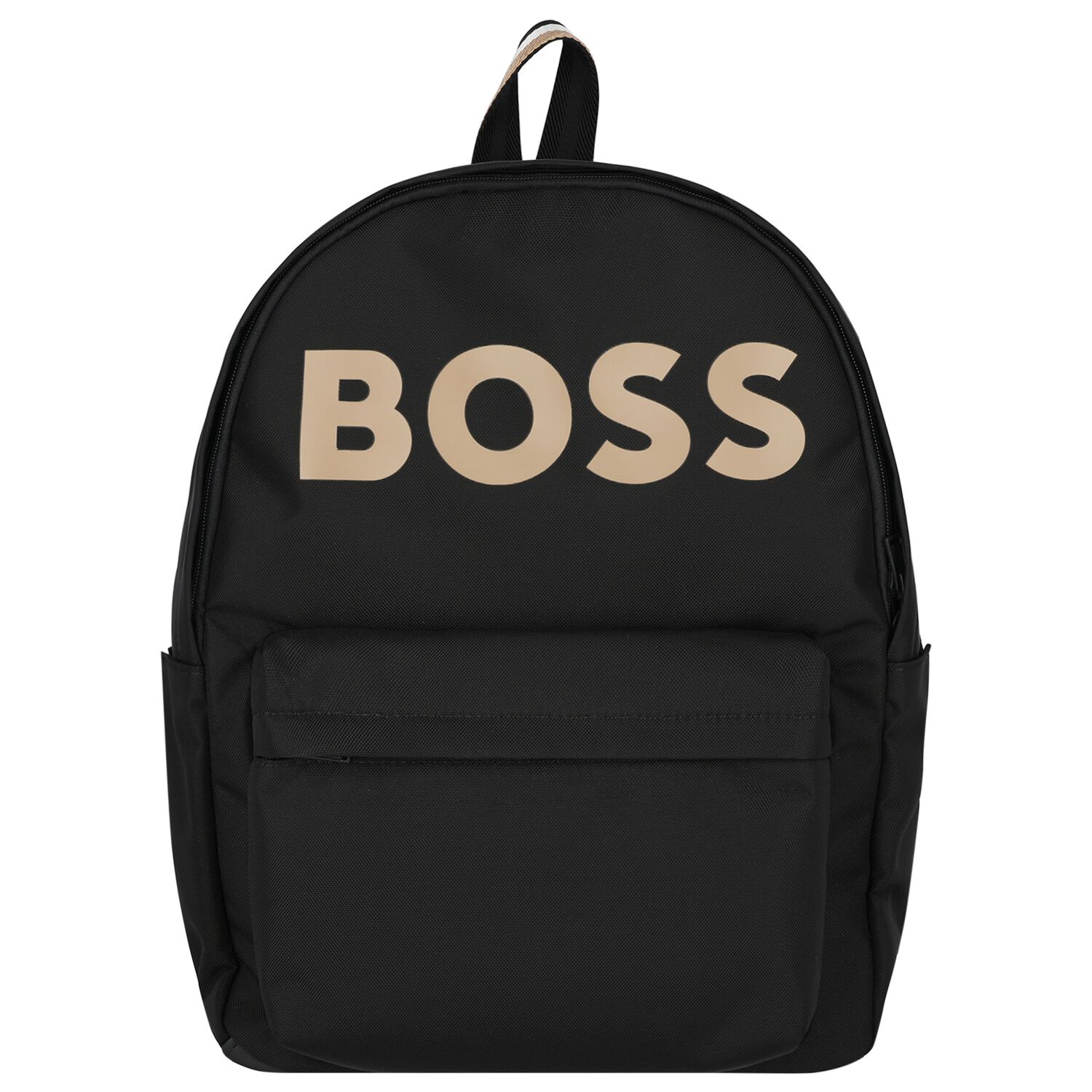 Boys Black Logo Backpack, 1, hi-res image number null