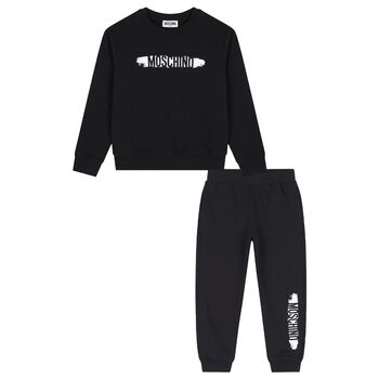 Black Logo Tracksuit