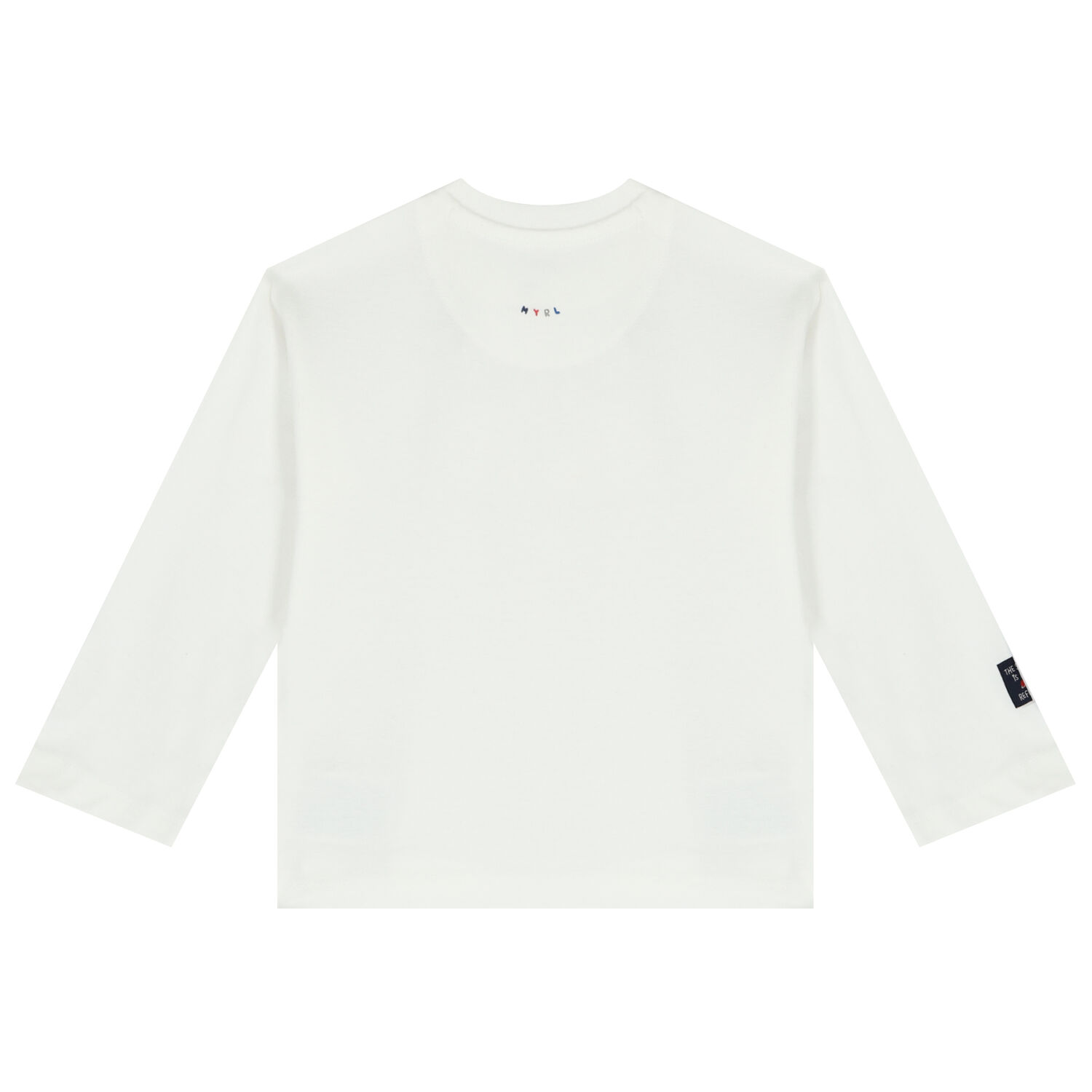 توب أولاد بأكمام باللون العاجي, 1, hi-res image number null