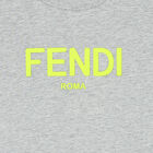 Girls Grey Logo T-Shirt, 1, hi-res