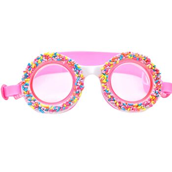 Girls Pink Donut Swimming Goggles