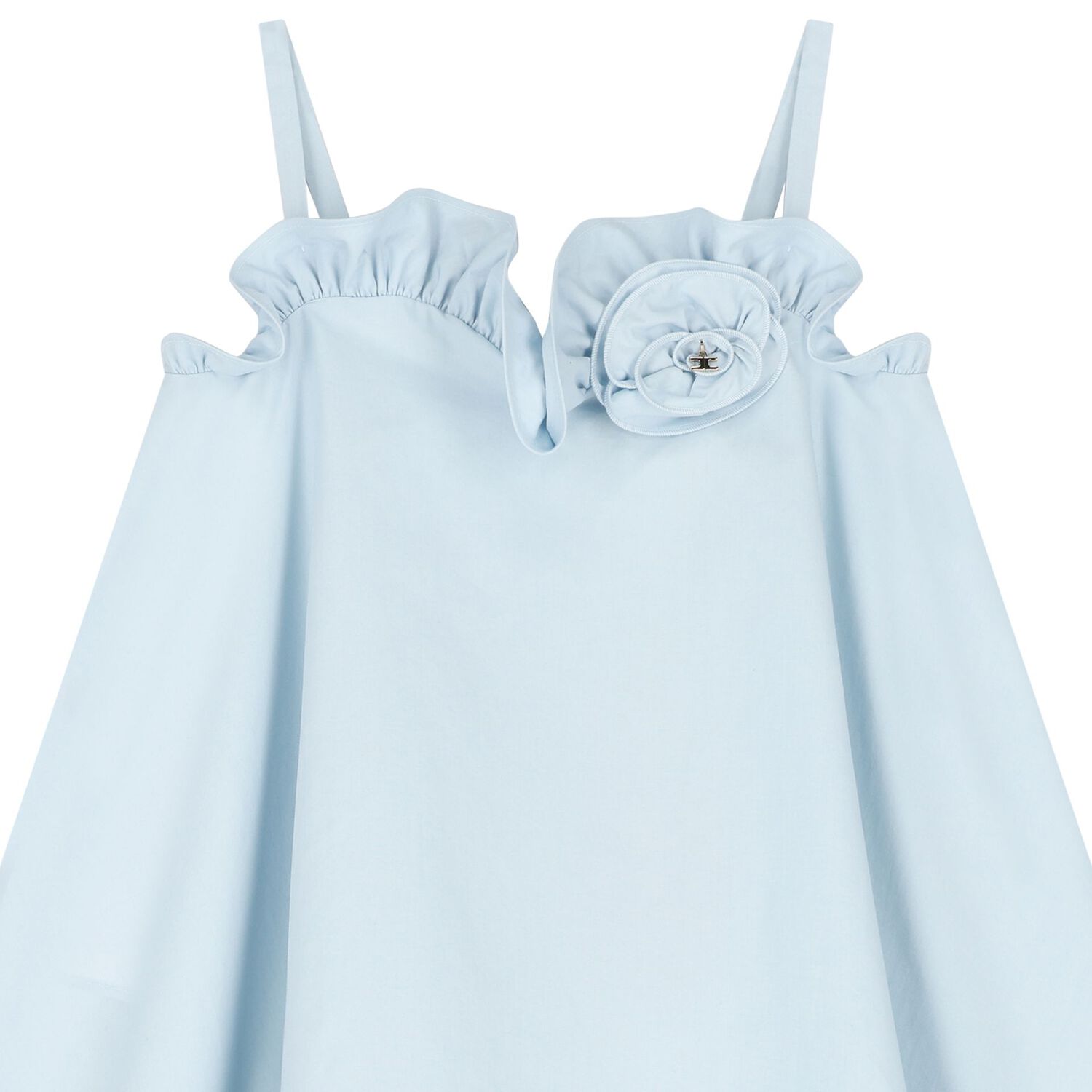 فستان بنات بطبعة الزهور باللون الأزرق, 2, hi-res image number null