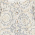 Baby Girls Grey Barocco Babygrow Gift Set, 3, hi-res