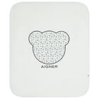 بطانية أطفال باللون بيضاء وزرقاء , 2, hi-res