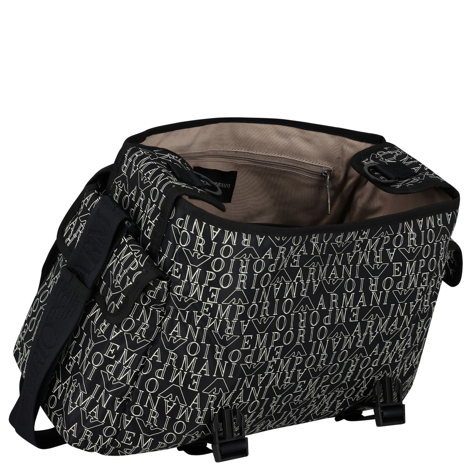 حقيبة مواليد بالشعار باللون الكحلي و الابيض للأطفال, 1, hi-res