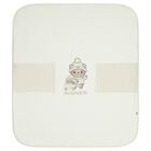 Beige & Ivory Logo Blanket, 1, hi-res