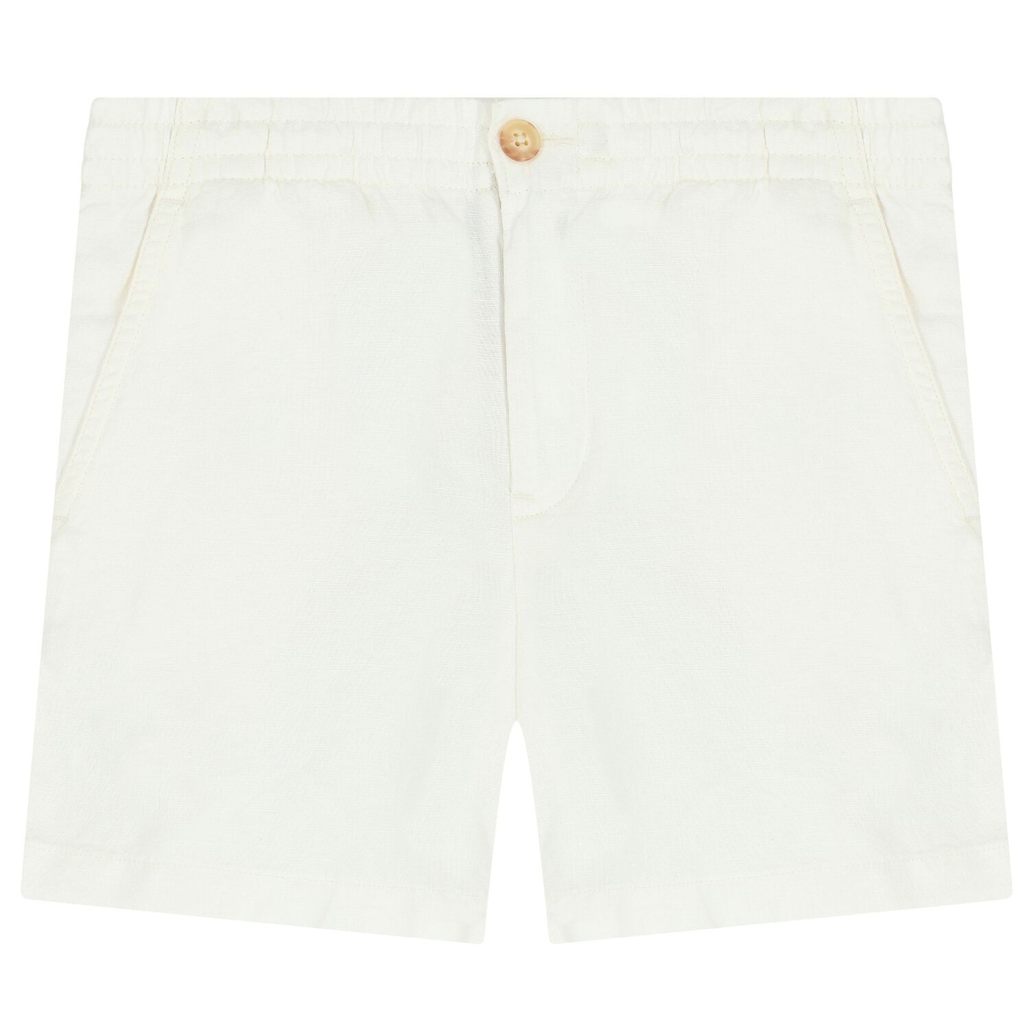Boys White Logo Shorts, 1, hi-res image number null
