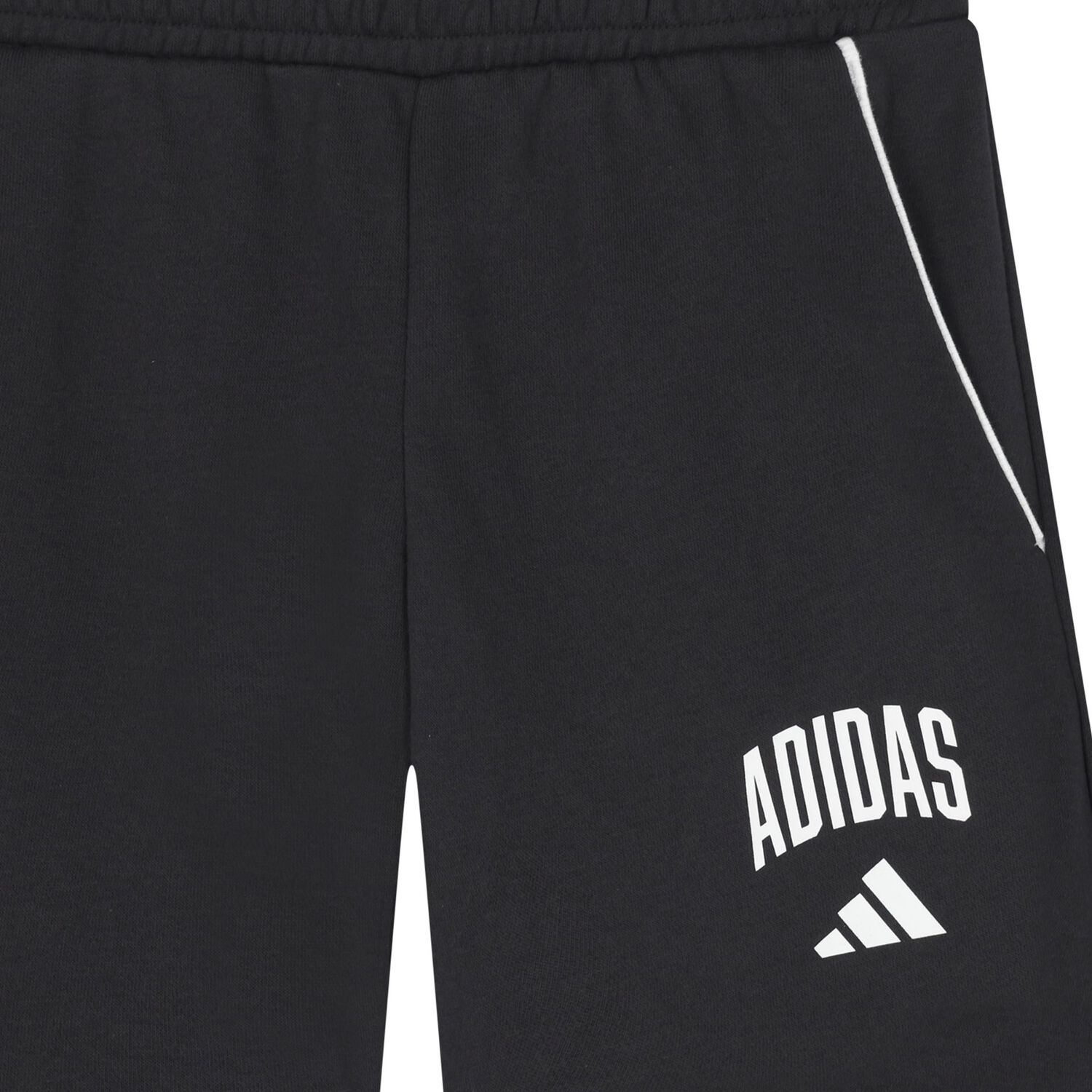Black Logo Shorts, 1, hi-res