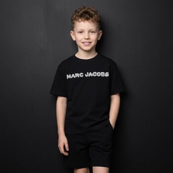 Boys Black Logo T-Shirt