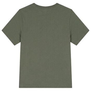 Boys Green Logo T-Shirt 
