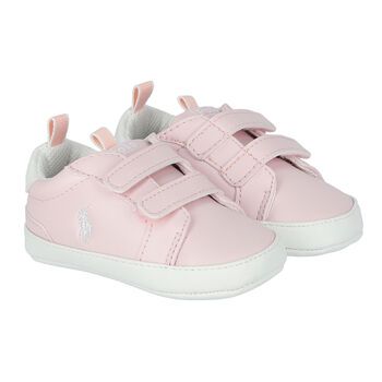 Baby Girls Pink Logo Pre Walker Shoes