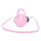 Girls Pink Round Handbag, 1, hi-res