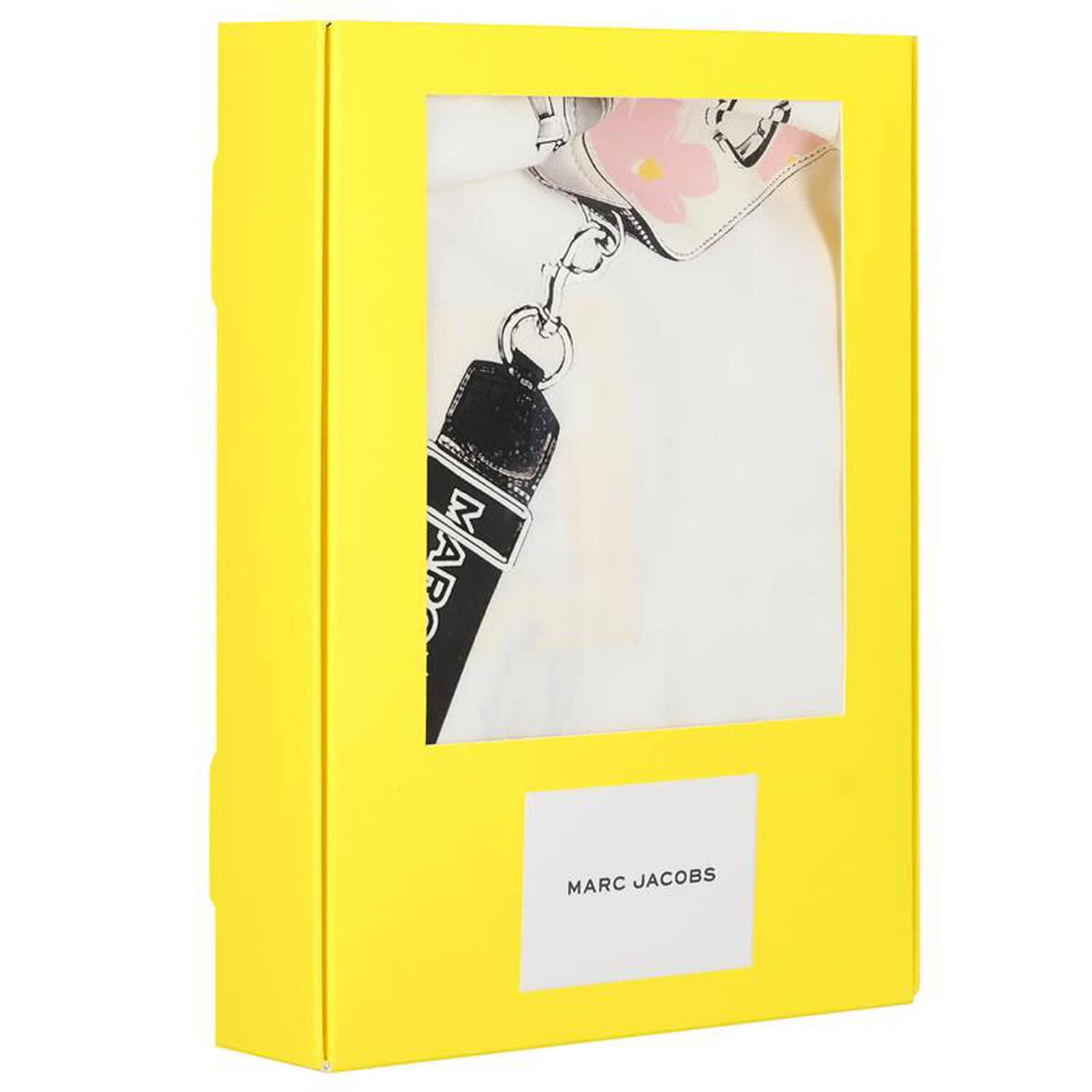 Younger Girls White Logo Bag Dress, 1, hi-res