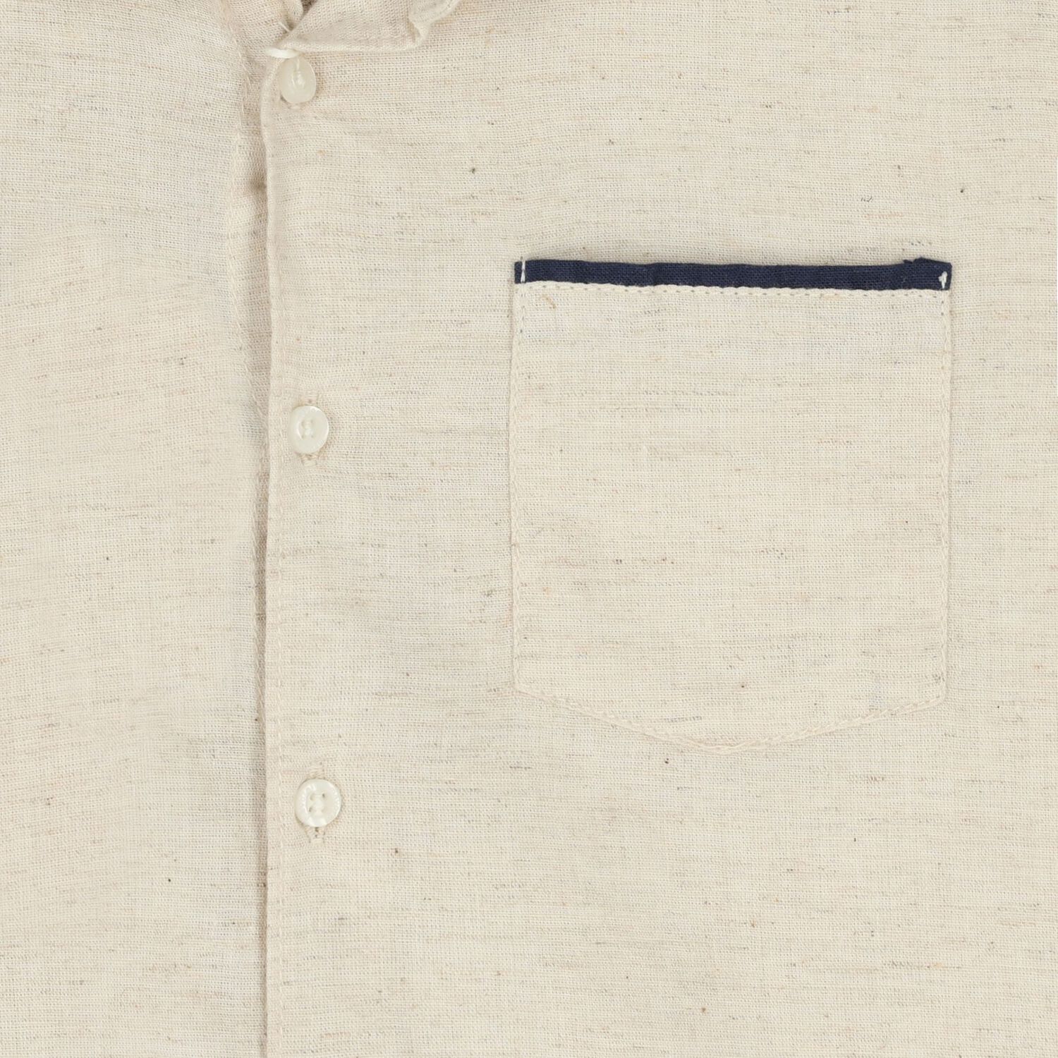 طقم شورت مخطط باللون البيج والكحلي للأولاد, 3, hi-res