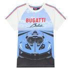 تيشيرت بالشعار باللون الأبيض والأزرق للأولاد, 1, hi-res