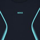 تيشيرت أولاد بالشعار باللون الكحلي, 1, hi-res