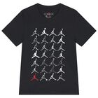 Boys Black Jordan Logo T-Shirt, 2, hi-res
