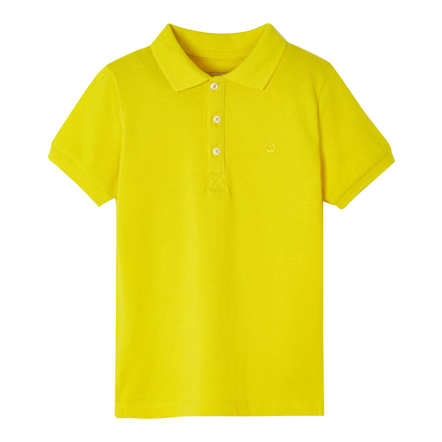 Boys Yellow Logo Polo Shirt, 1, hi-res