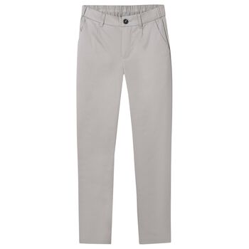 Boys Beige Chino Trousers