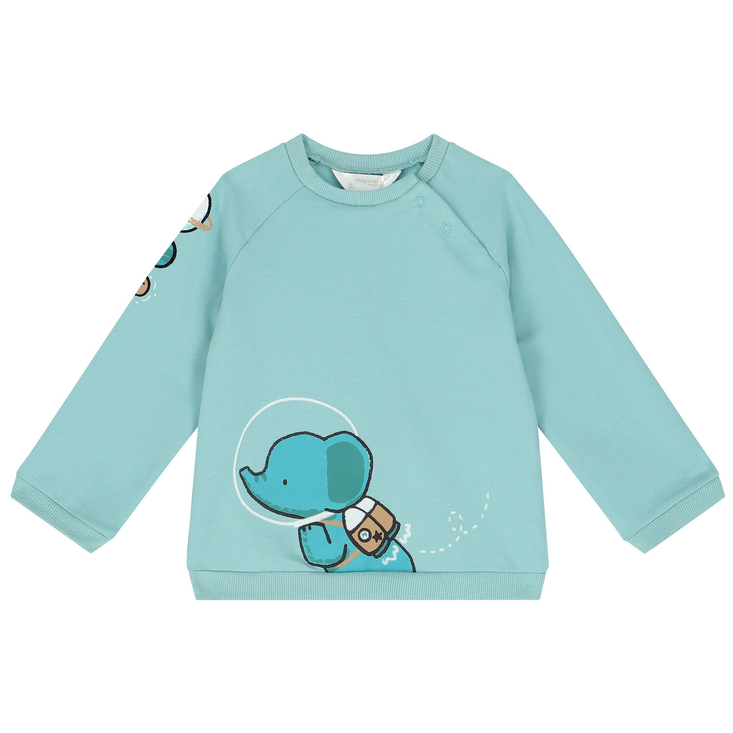 بدلة رياضية أولاد باللون الاخضر والعاجى (2 قطع), 1, hi-res