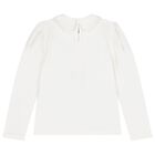 Girls Ivory & Pink Bear Skirt Set, 1, hi-res