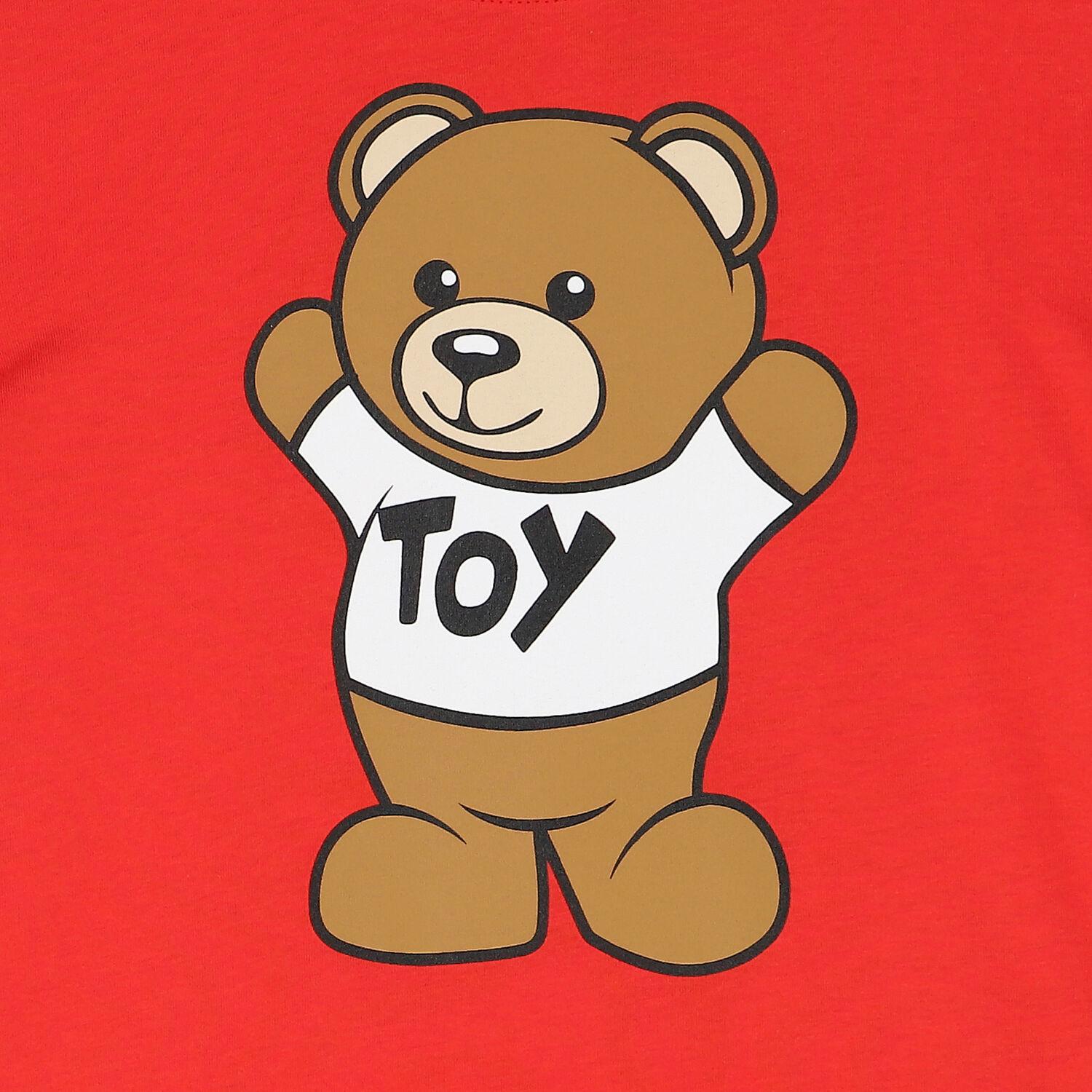 Red Teddy Bear Logo T-Shirt, 1, hi-res image number null