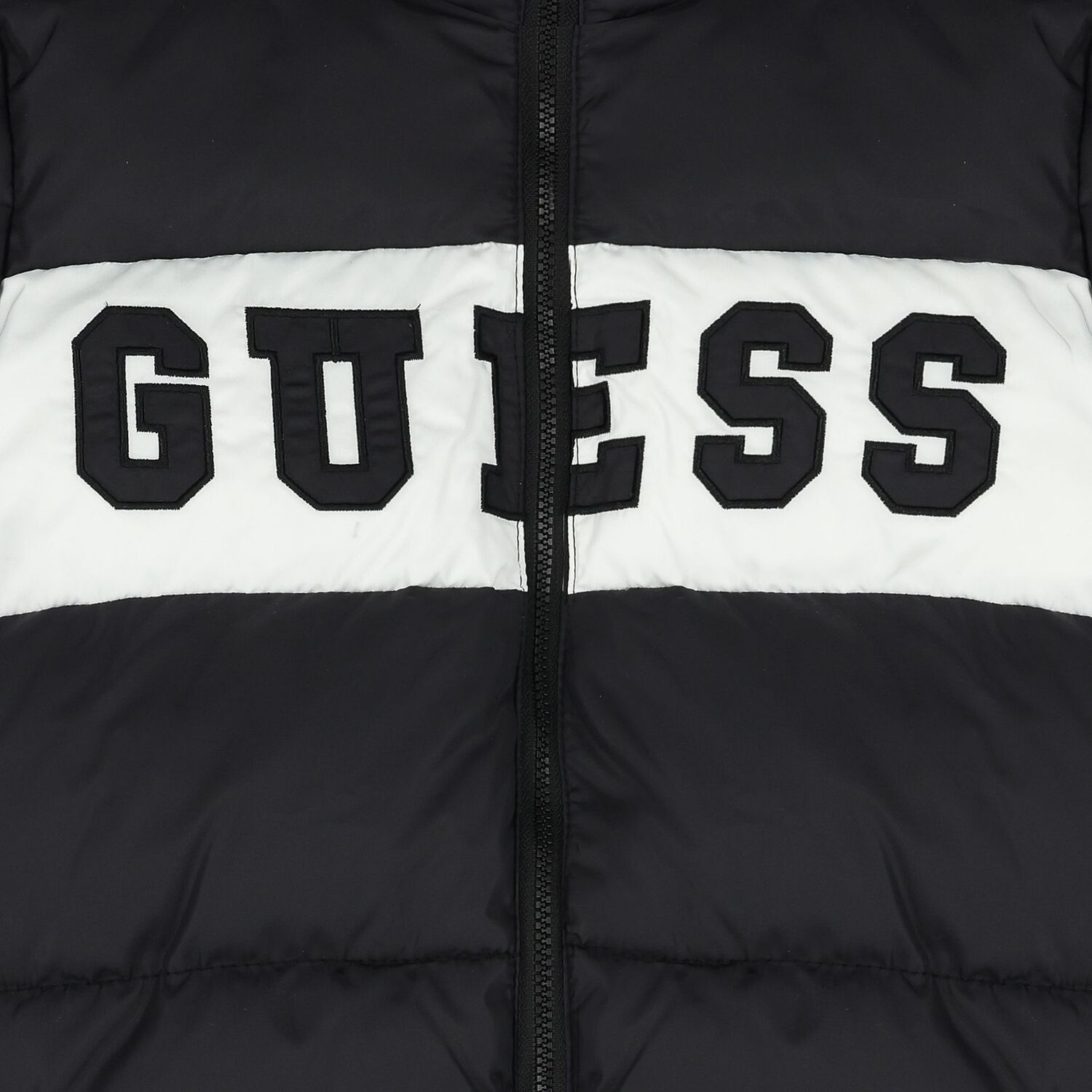 جاكيت أولاد مبطن بالشعار باللون الأسود  , 1, hi-res image number null