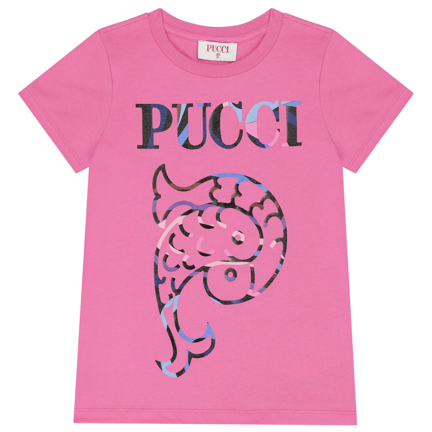 Girls Pink Logo T-Shirt, 2, hi-res