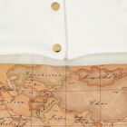 Ivory & Beige Geo Map Baby Nest, 1, hi-res