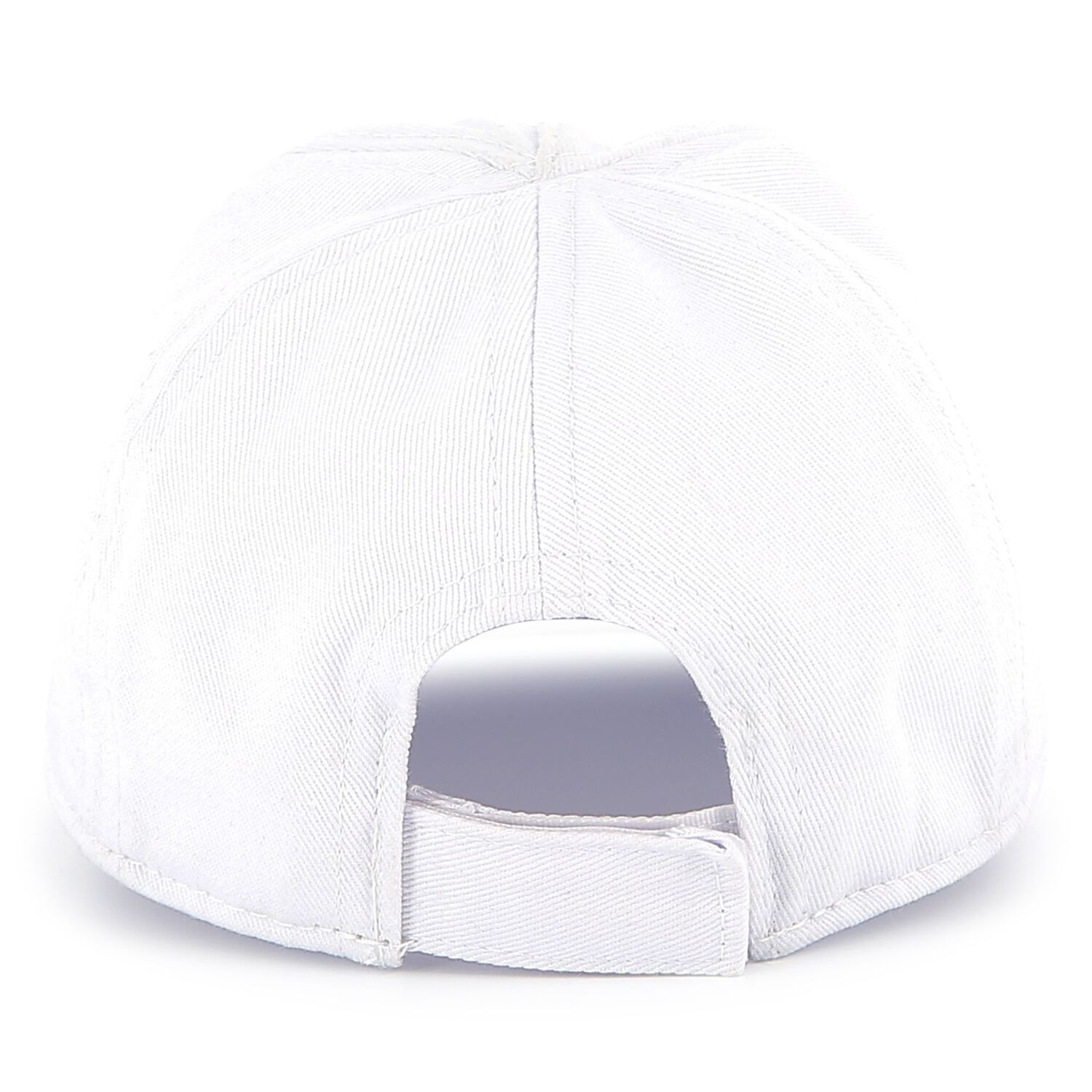 Baby Boys White Logo Cap, 1, hi-res
