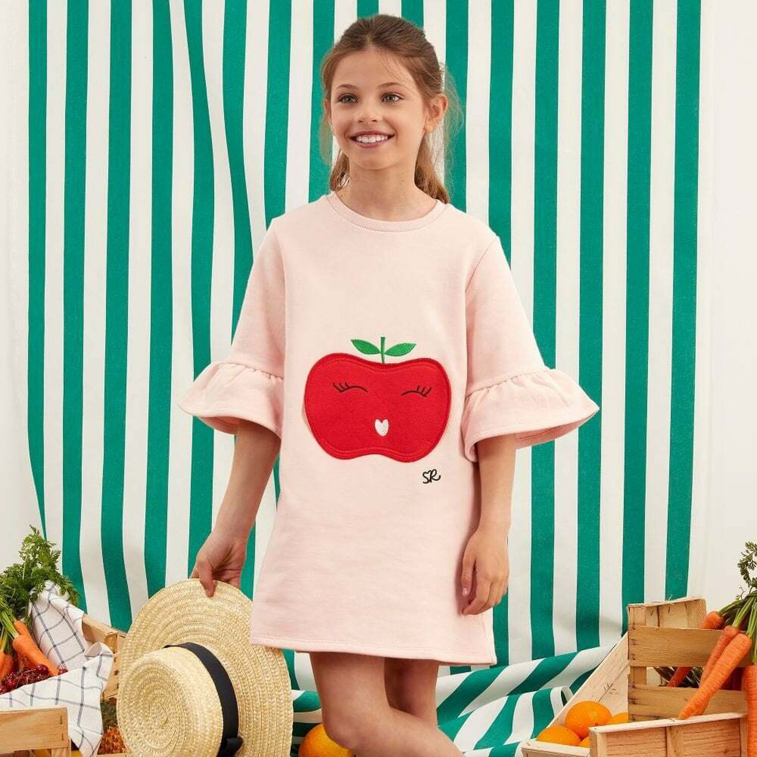 Girls Pink Elen Dress, 1, hi-res image number null