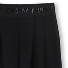 Girls Black Logo Trousers, 1, hi-res