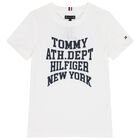 Boys White Logo T-Shirt, 2, hi-res