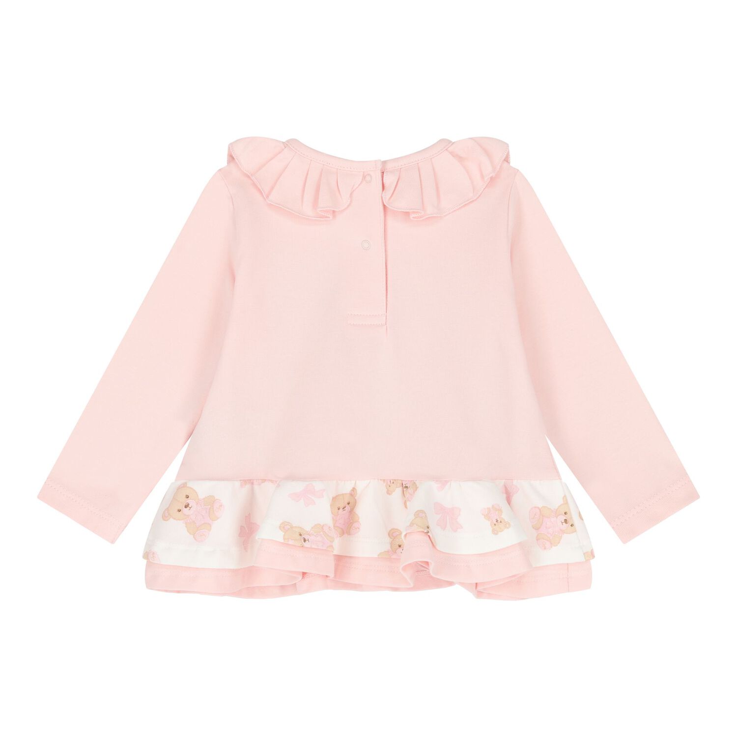 طقم بنات ليغنز بشعار تيدي باللون الأبيض و الوردى, 1, hi-res image number null