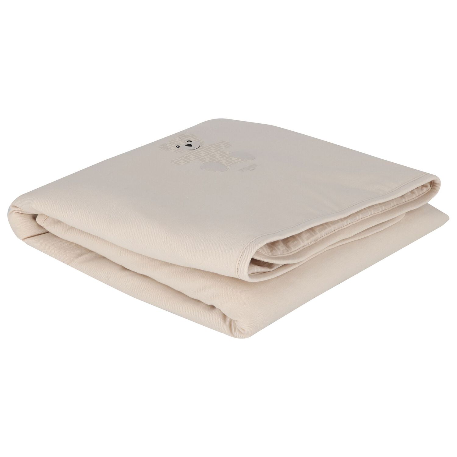 بطانية بشعار تيدي بير باللون البيج للأطفال, 1, hi-res