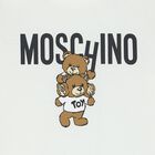 Ivory Teddy Bear Logo Long Sleeve Top, 2, hi-res