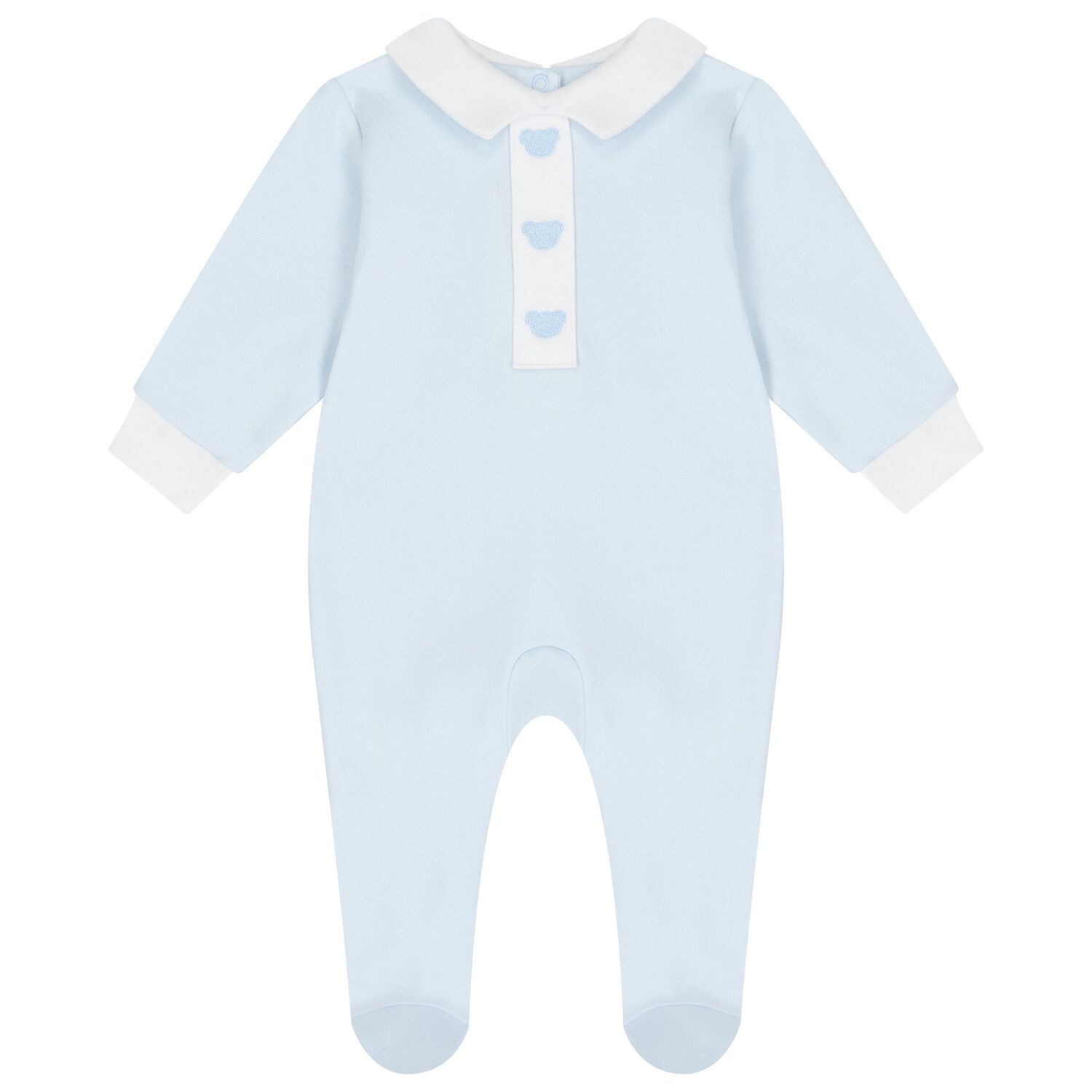Baby Boys Blue Babygrow Gift Set, 1, hi-res