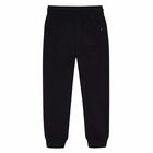 Boys Black Logo Joggers, 1, hi-res