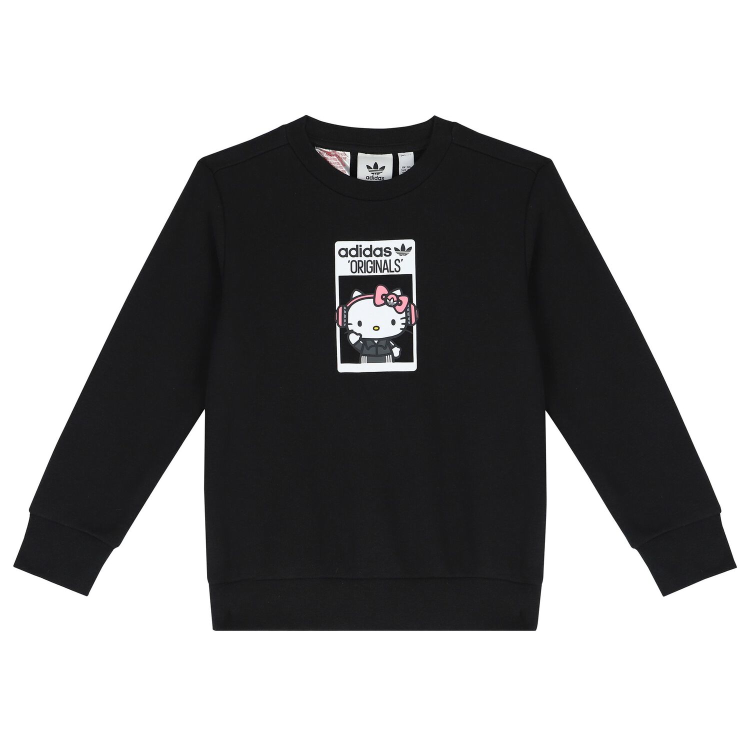 بدلة رياضية بنات بطبعة هالو كيتى باللون الأسود, 1, hi-res image number null