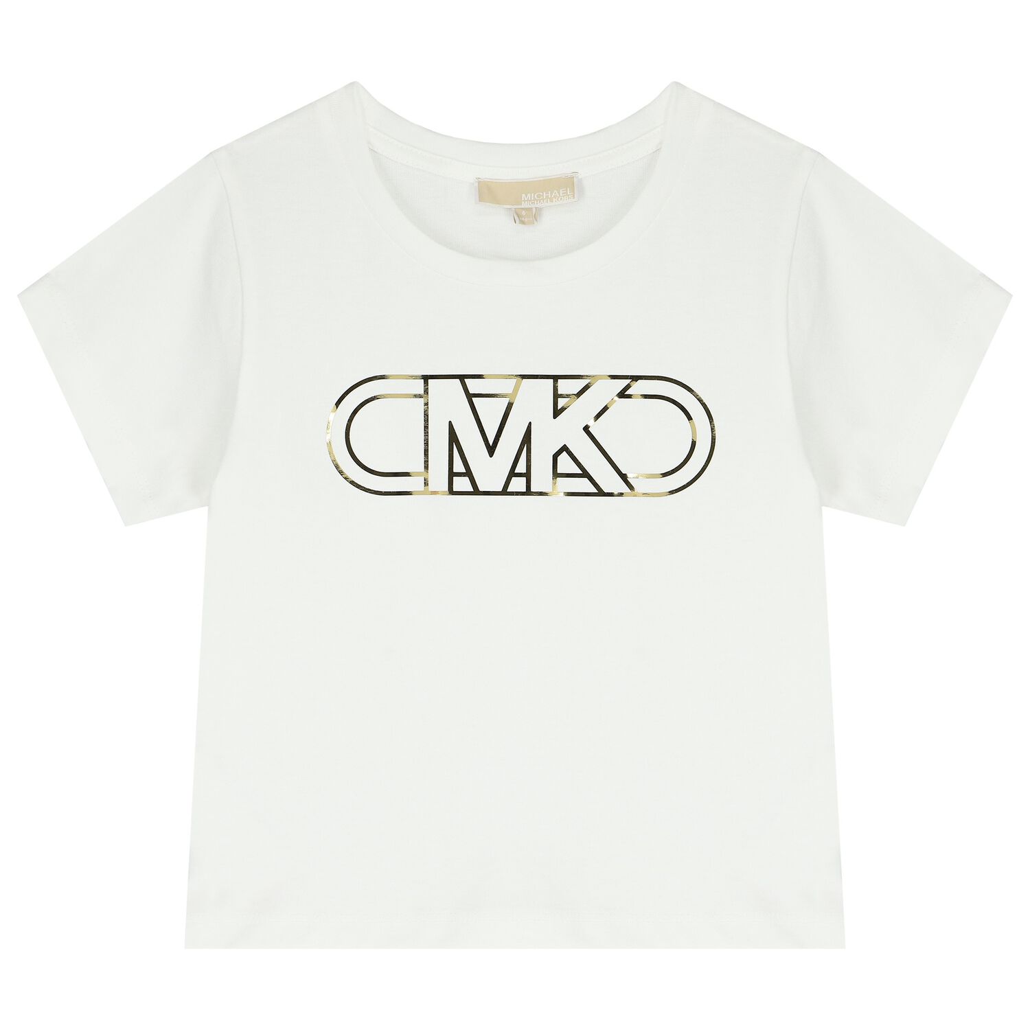 Girls Ivory Logo T-Shirt, 1, hi-res