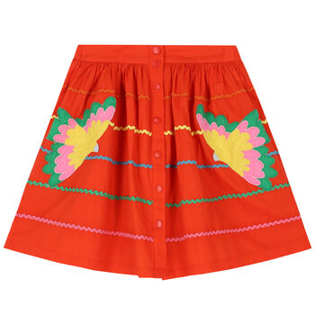 Girls Red Skirt