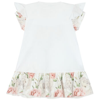 Baby Girls White Floral Dress