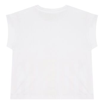 Girls White Logo T-Shirt