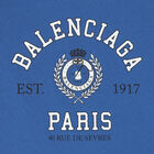 تيشيرت بالشعار باللون الأزرق, 1, hi-res