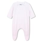 Baby Girls White & Pink Logo Babygrow Gift Set, 1, hi-res