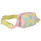 Girls Pink & Multicolor Star Bag, 1, hi-res