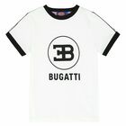 Boys White Logo T-Shirt, 2, hi-res