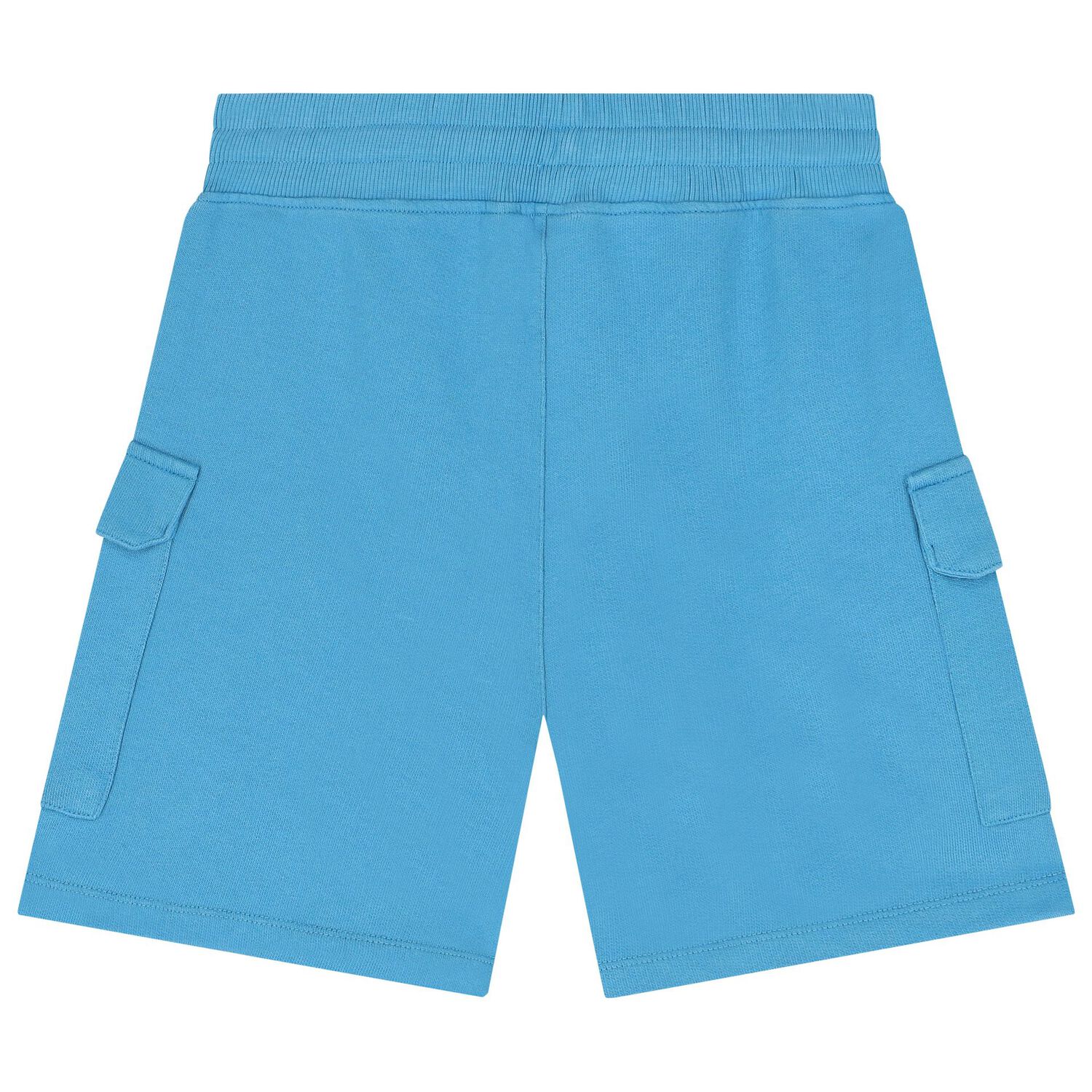 Boys Ivory & Blue Shorts Set, 1, hi-res