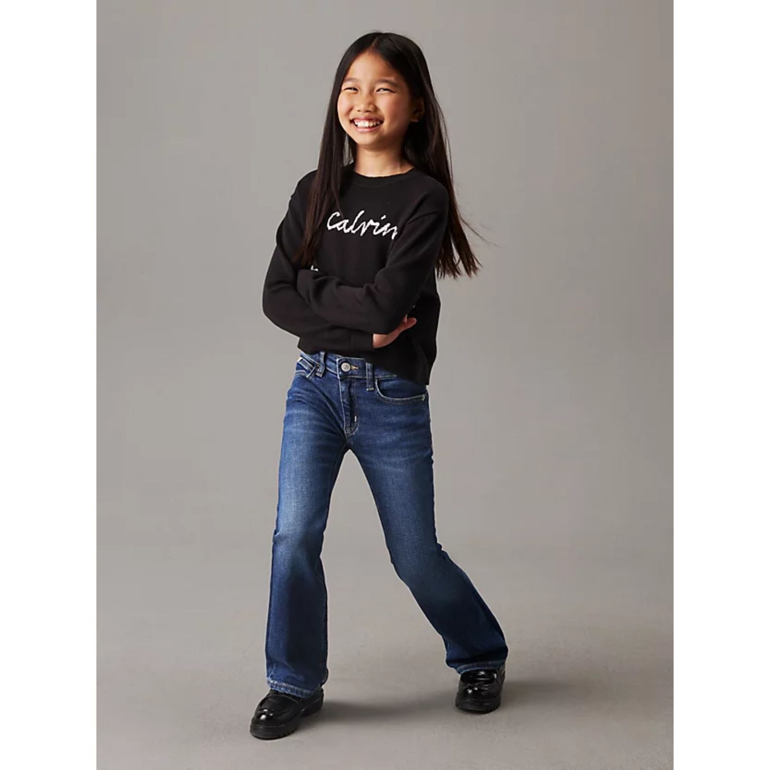 Girls Blue Denim Jeans, 1, hi-res image number null